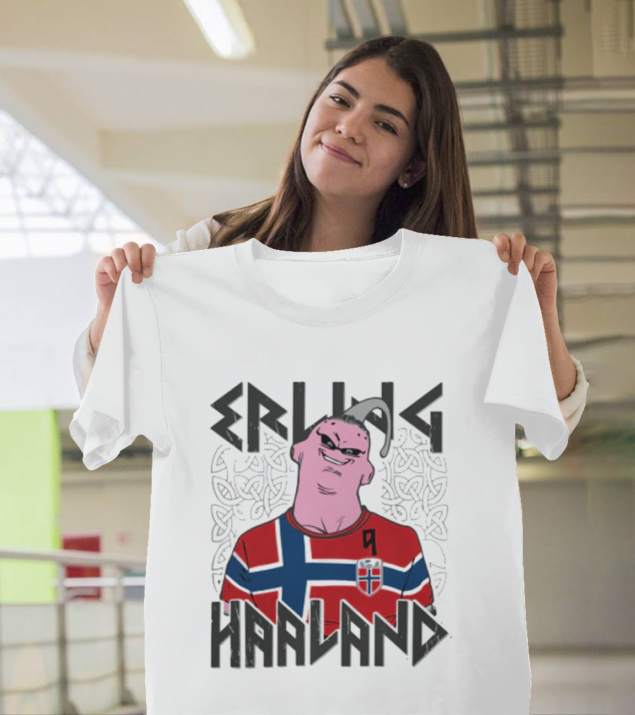 Erling Haaland Buu Norway Football Fusion T-Shirt