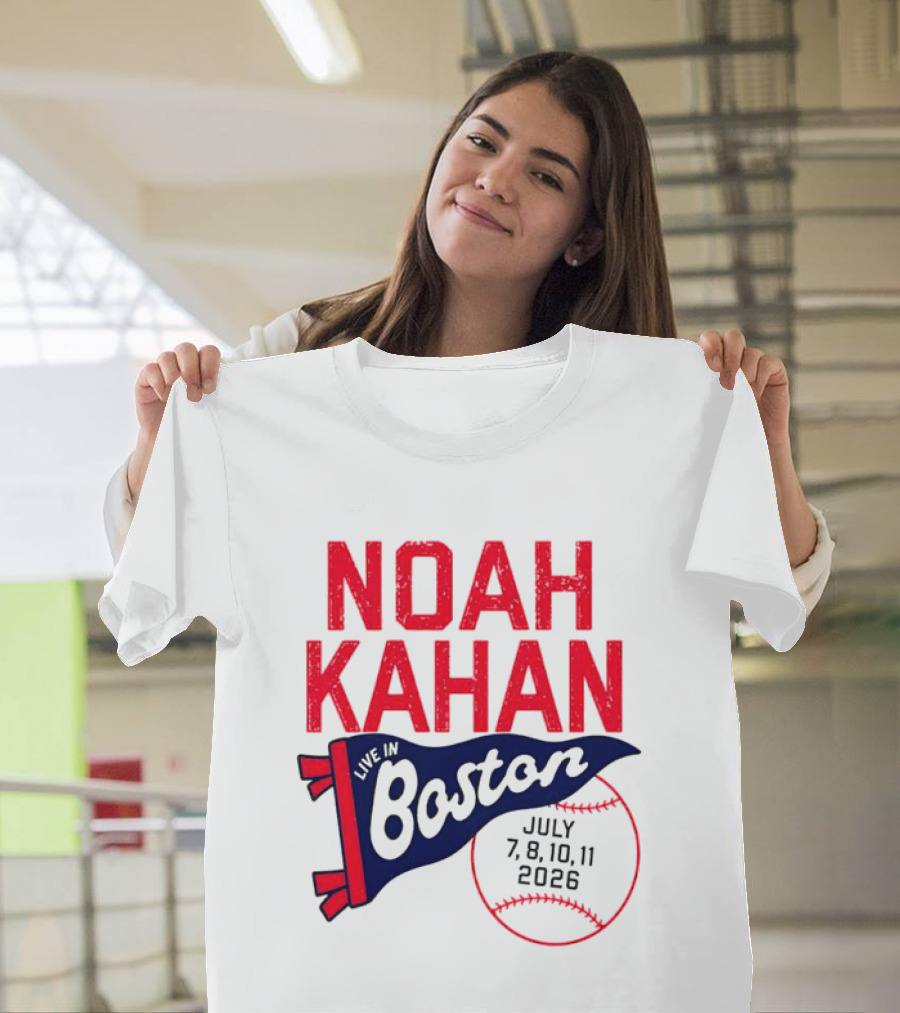 Noah Kahan Boston Concert July 7 8 10 11 2026 T-Shirt