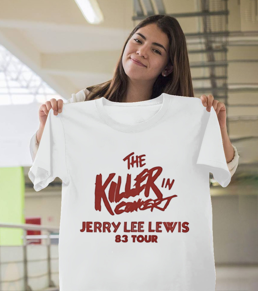 Jerry Lee Lewis The Killer In Concert 83 Tour T-Shirt