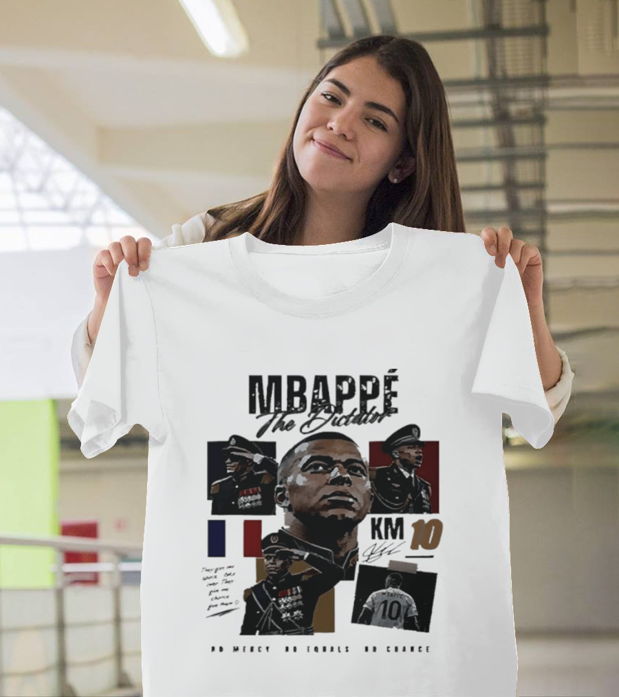 MBAPPÉ The Leader KM 10 No Mercy No Equals No Chance T-Shirt