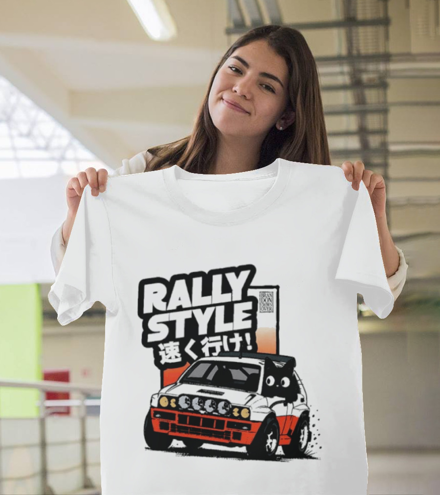 Rally Style Lancia Delta Integrale Hayashi Iku Speed T-Shirt