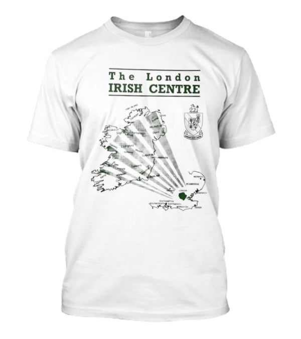 The London Irish Centre 1987 Map Ireland T-Shirt