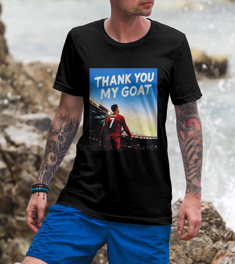Thank You My Goat Cristiano Ronaldo 7 Portugal National Team T-Shirt