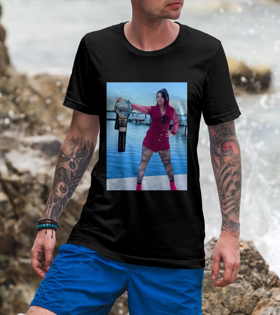 We Are At The Beach Hikaru Shida Wrestling Champion Dockside T-Shirt
