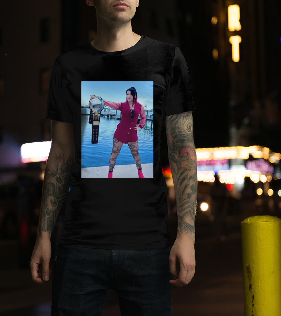 We Are At The Beach Hikaru Shida Wrestling Champion Dockside T-Shirt