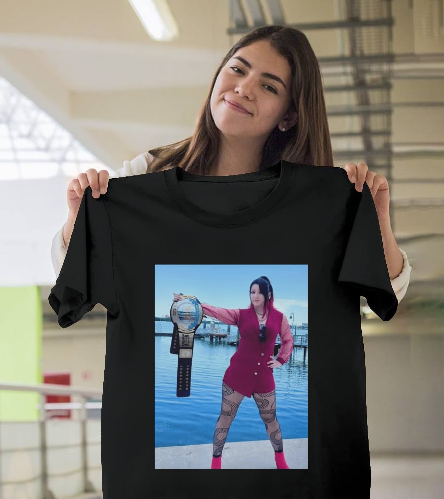 We Are At The Beach Hikaru Shida Wrestling Champion Dockside T-Shirt