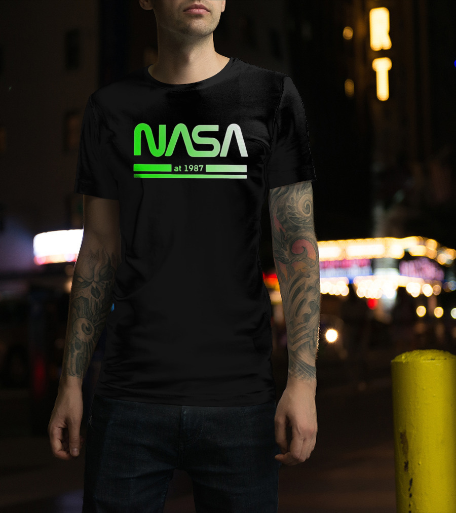 NASA Neon Green 1987 T-Shirt