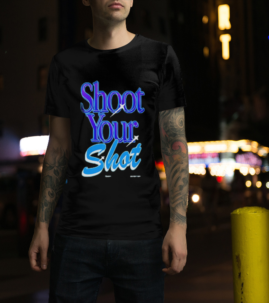 Shoot Your Shot Motivational Phrase T-Shirt