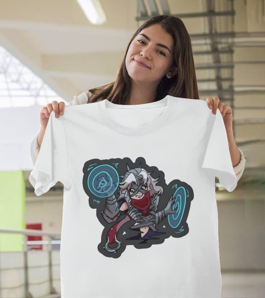 Chibi Warrior Anime Magic Casting Enchanted Spells Gaming Adventure T-Shirt