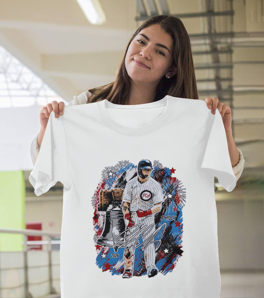 Pete Crow Armstrong Philly 2026 PCA Liberty Bell Fireworks MLB All Star Celebration T-Shirt