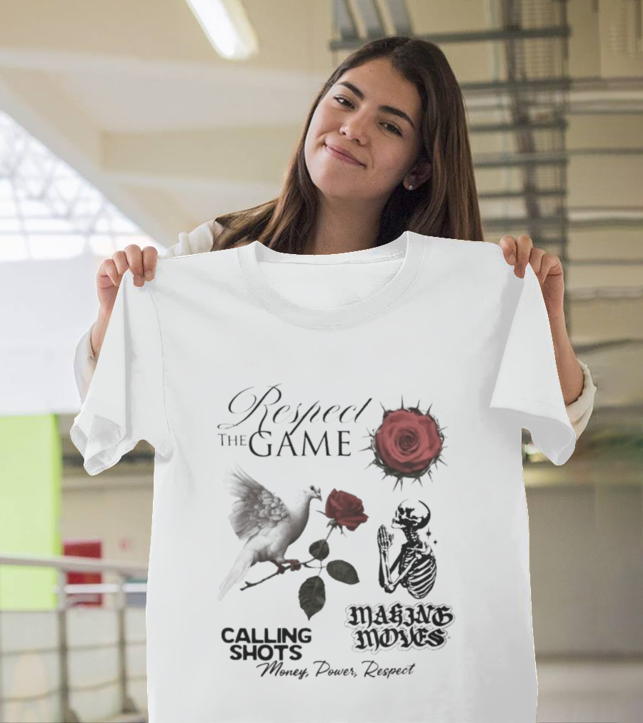 Respect The Game Calling Shots Always Power Thrasher House T-Shirt