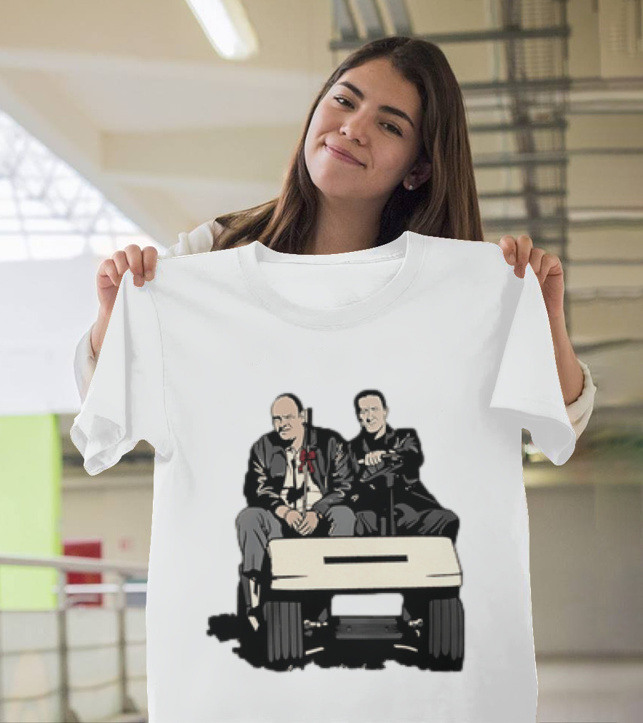 The Sopranos Tony Soprano Furio Giunta Riding Golf Cart Scene T-Shirt