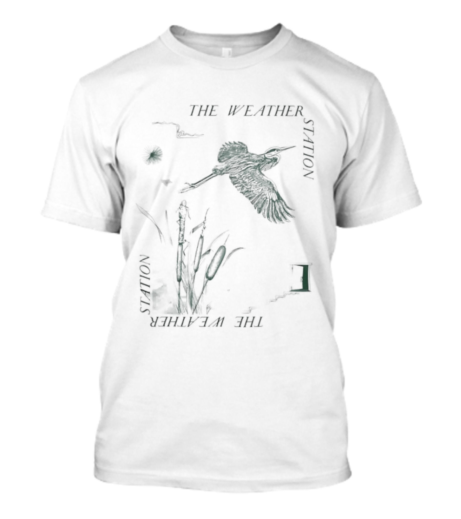 The Weather Station Heron Wild Peppler Hill T-Shirt