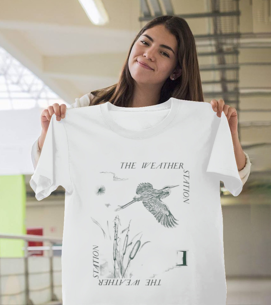 The Weather Station Heron Wild Peppler Hill T-Shirt
