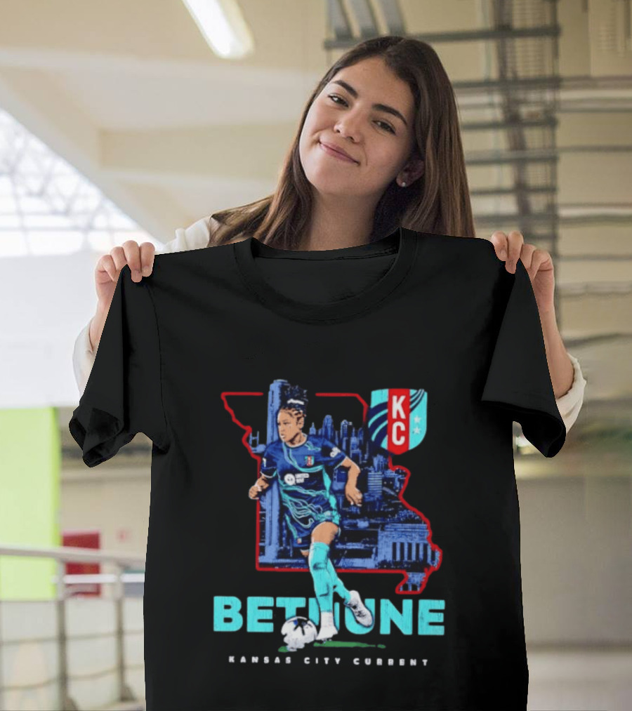 Croix Bethune Kansas City Current NWSL KC State T-Shirt