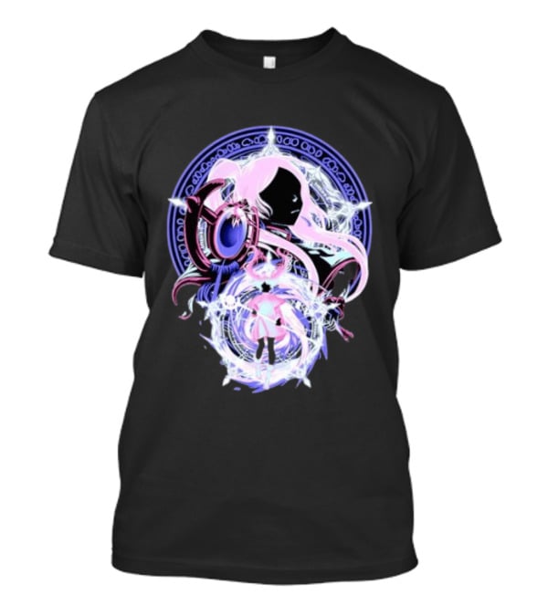 Frieren Beyond Journey's End Anime Character Art With Magical Circle T-Shirt