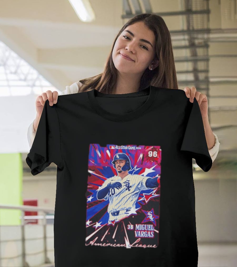 MLB All Star Game 2026 Miguel Vargas Chicago White Sox 3B American League 96 T-Shirt