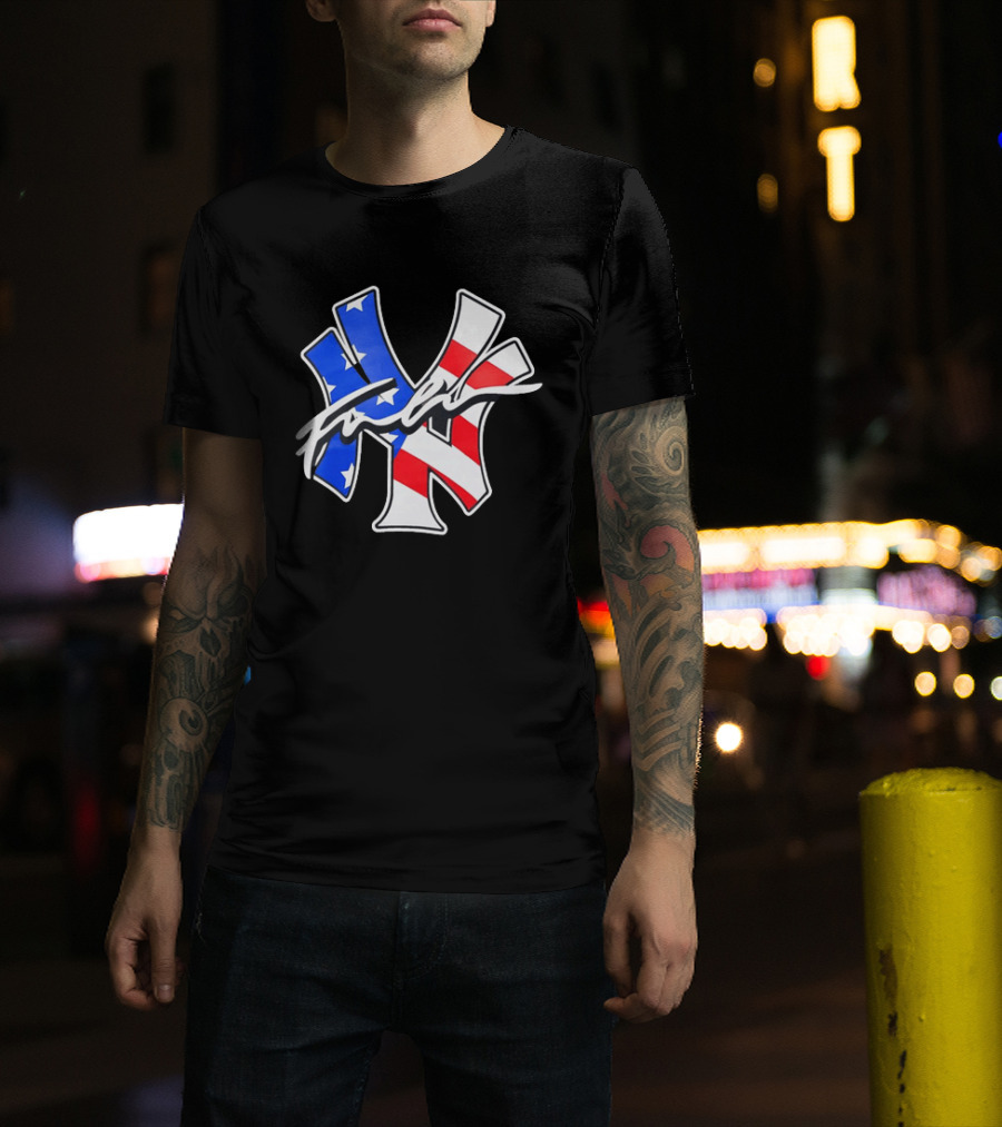 MLB New York Yankees Stars And Stripes American Flag T-Shirt