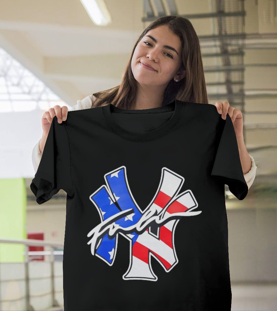 MLB New York Yankees Stars And Stripes American Flag T-Shirt
