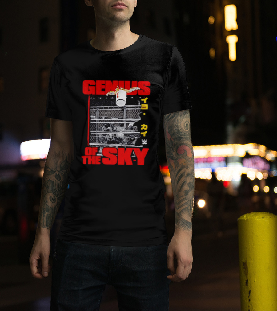 Genius Of The Sky Iyo Sky WWE Trash Can Flip T-Shirt