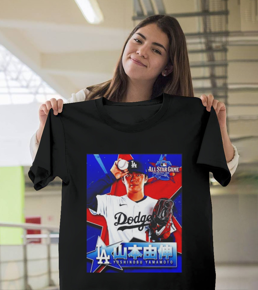Los Angeles Dodgers Yoshinobu Yamamoto 2026 All Star Game Baseball T-Shirt