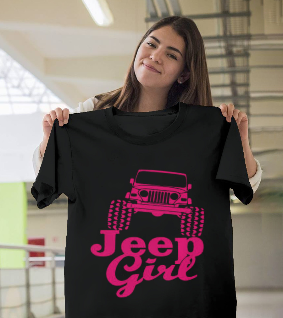 Jeep Girl Off Road Adventure Enthusiast Tire Tread T-Shirt