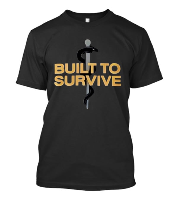 Built To Survive Rod Of Asclepius T-Shirt
