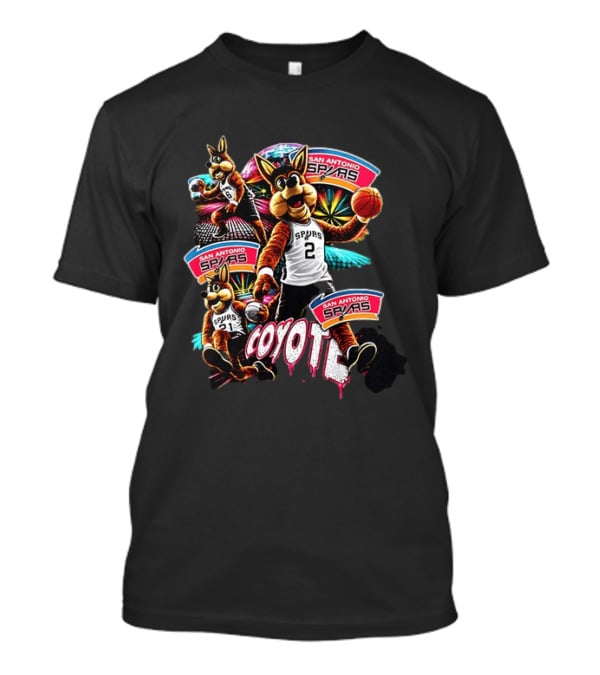 San Antonio Spurs Coyote Basketball Spirit Fan Favorite T-Shirt