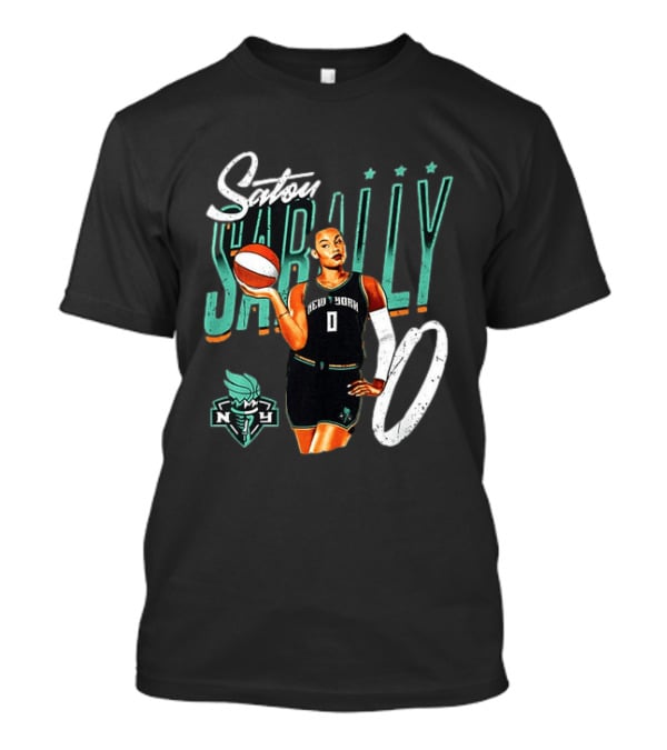 Satou Sabally New York Liberty Basketball 00 WNBA Player T-Shirt