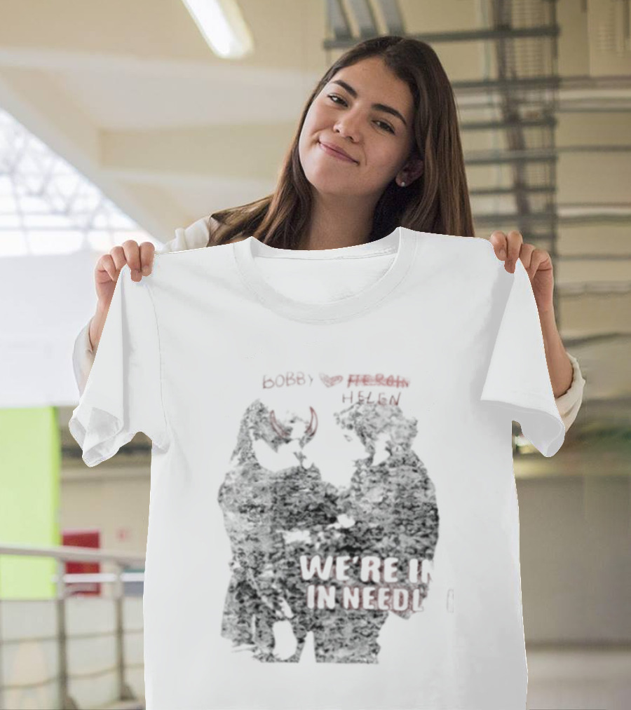 Bobby Helen We're In Love In Needle Park Freddie Frances Bootleg Devil Horns T-Shirt