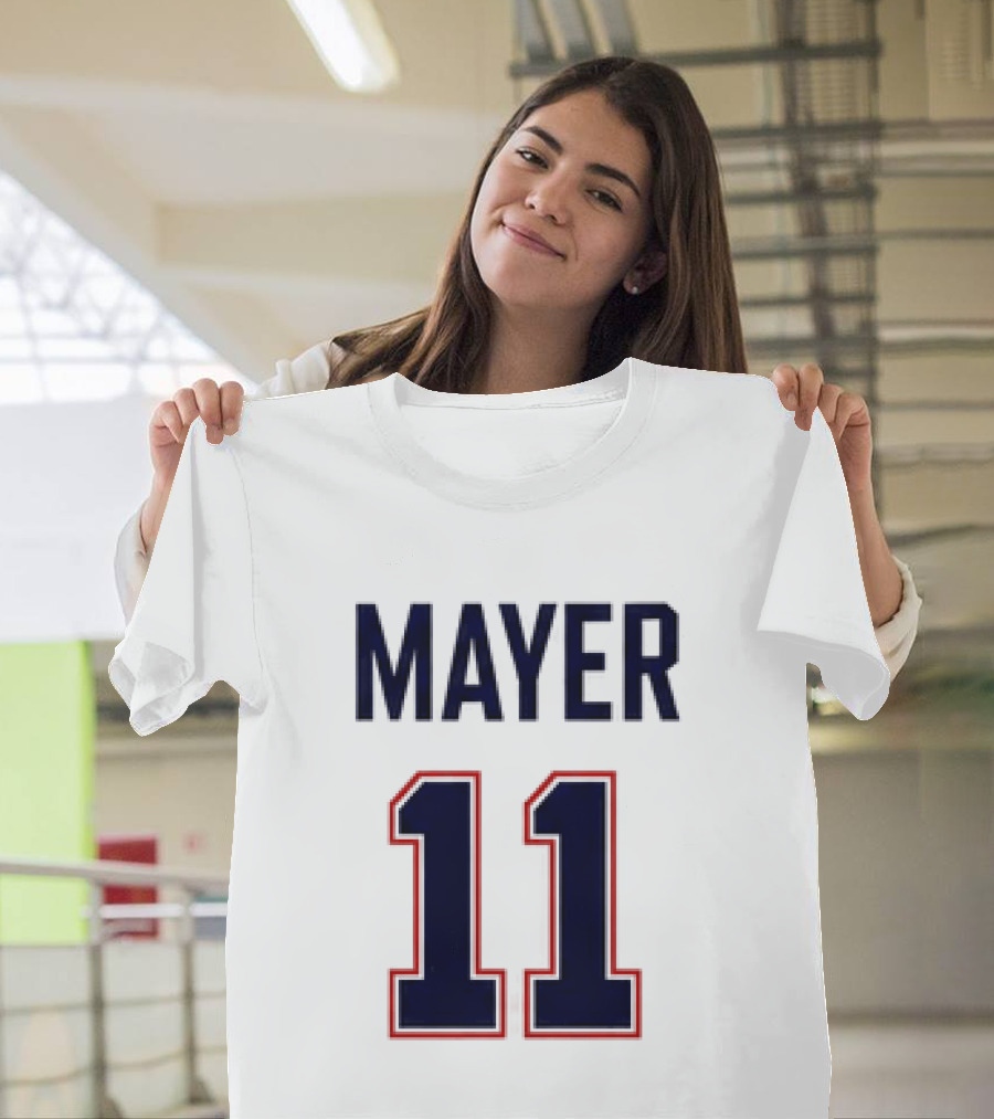 Red Sox 2026 Marcelo Mayer 11 Football Jersey Giveaway T-Shirt