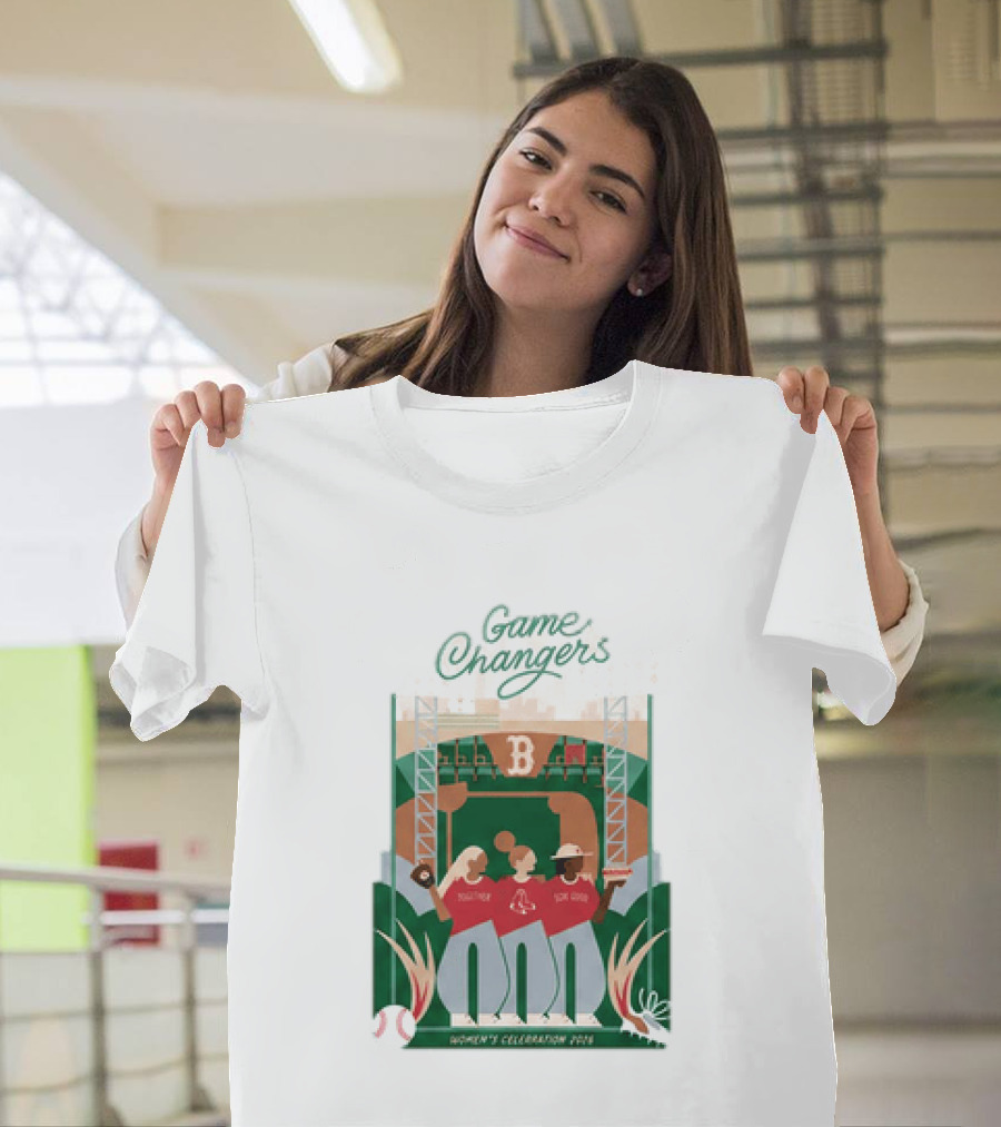Game Changers Red Sox 2026 Women's Celebration Event Boston Fenway Park T-Shirt