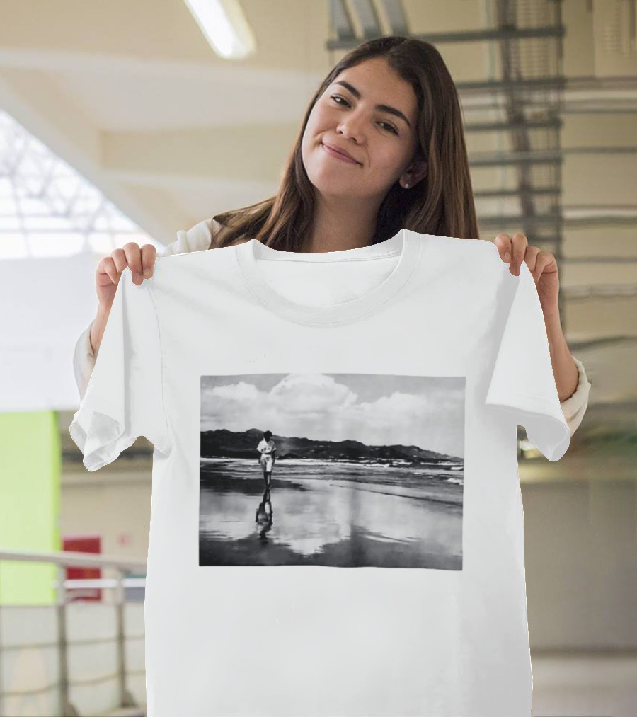 Leslie Cheung Days Of Being Wild Beach Scene Fortune Star Media Black And White Photography T-Shirt