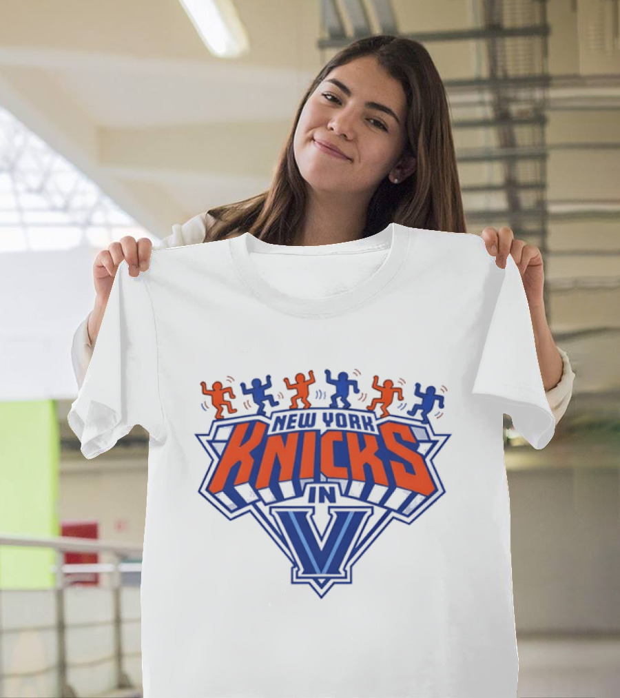 New York Knicks Vs Villanova 2026 Basketball Game Event T-Shirt