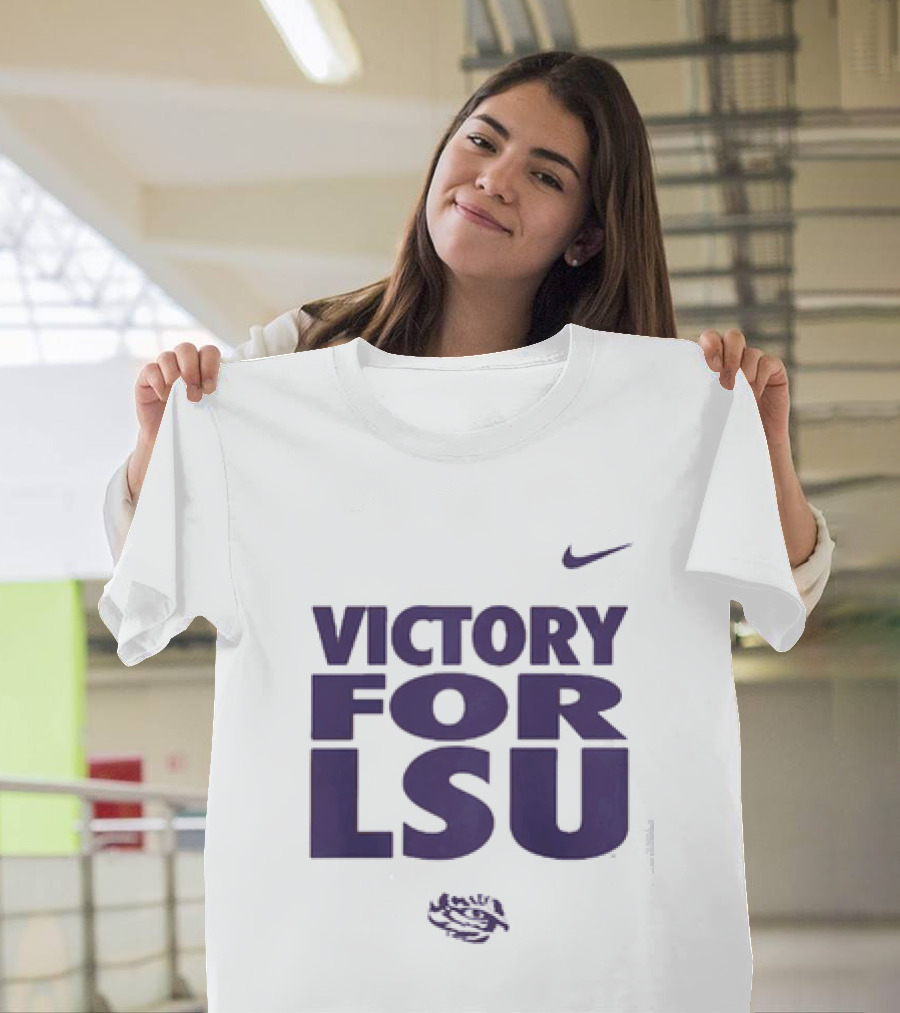Victory For LSU Nike Tigers T-Shirt