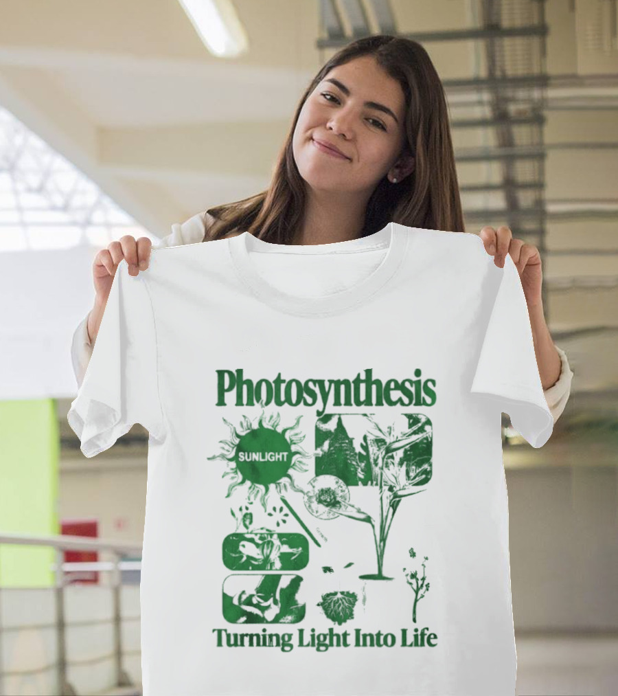 Photosynthesis Turning Light Into Life Science Botanical Diagrams T-Shirt