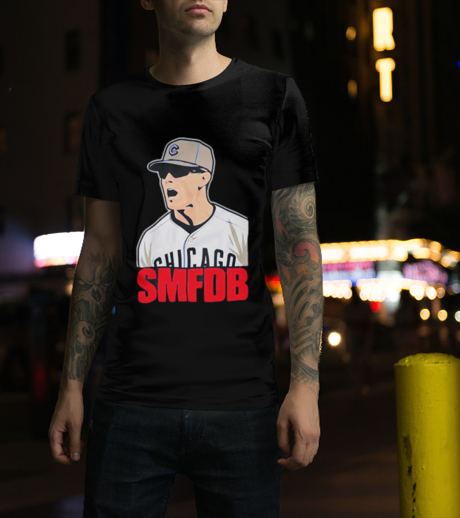 Chicago Cubs SMFDB Manager Yelling Iconic Baseball Team Fan T-Shirt