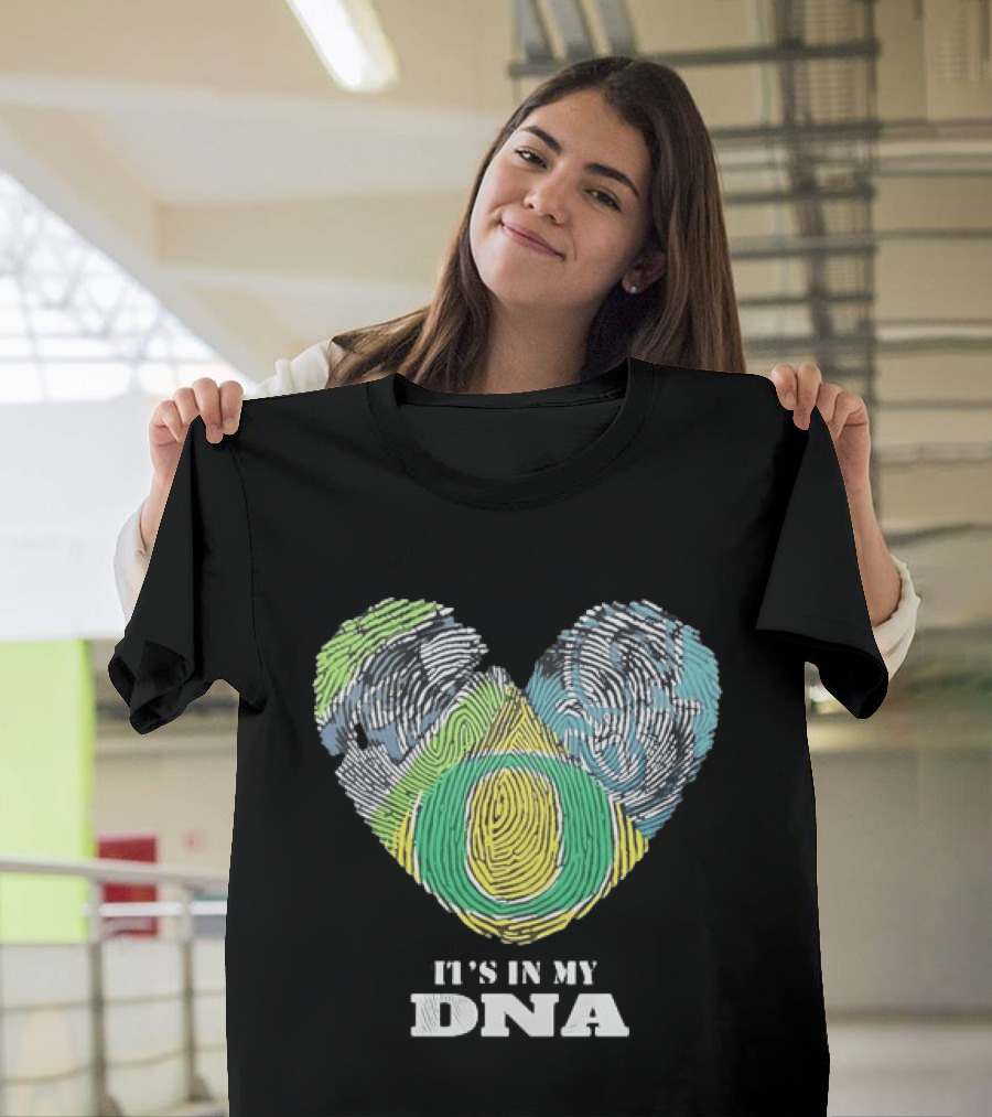 Oregon Ducks It's In My DNA Fingerprint Heart T-Shirt