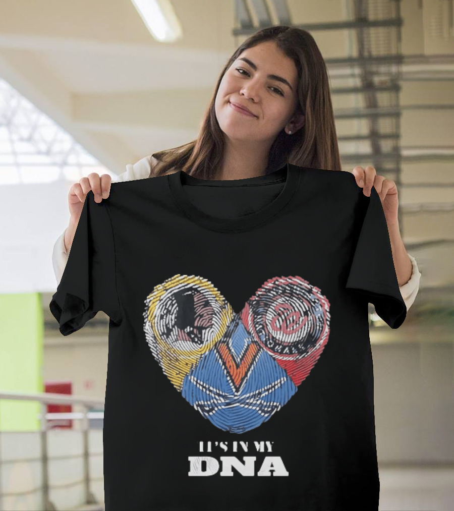 Virginia Cavaliers It's In My DNA Unique Fingerprint T-Shirt