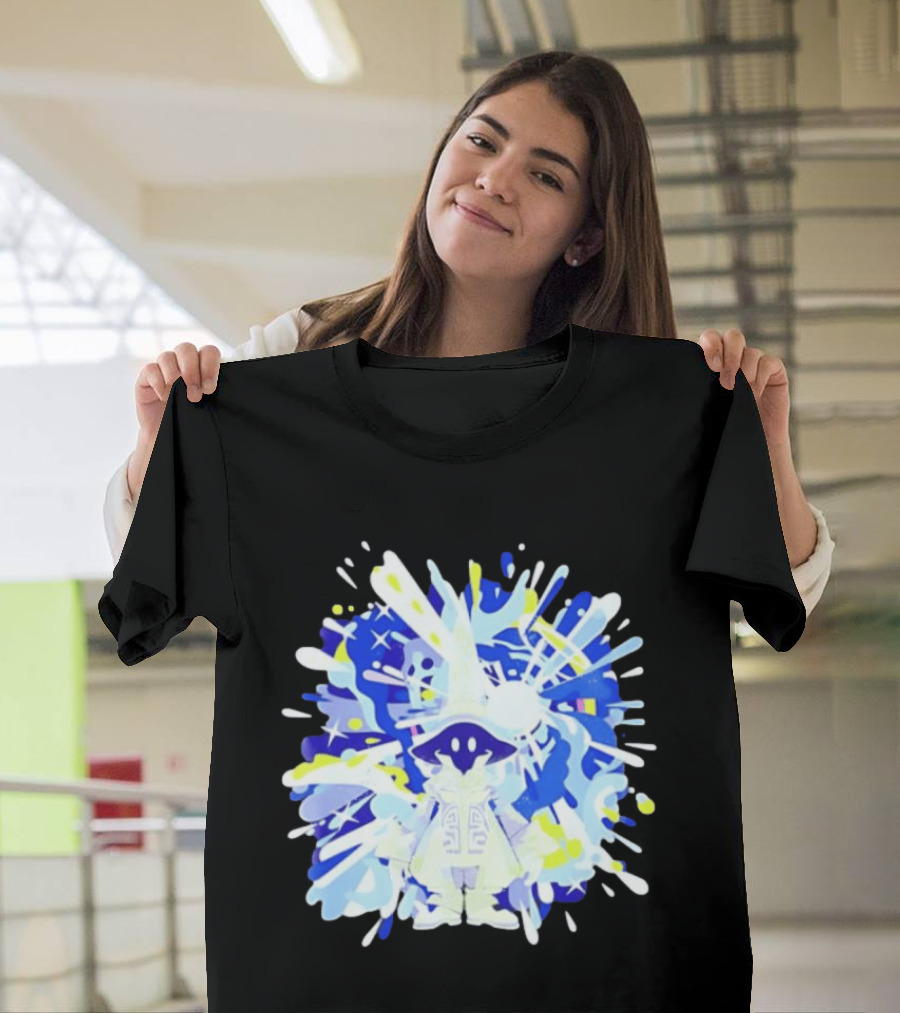 Vivi Ornitier Final Fantasy Black Mage Magic Stars Explosion T-Shirt