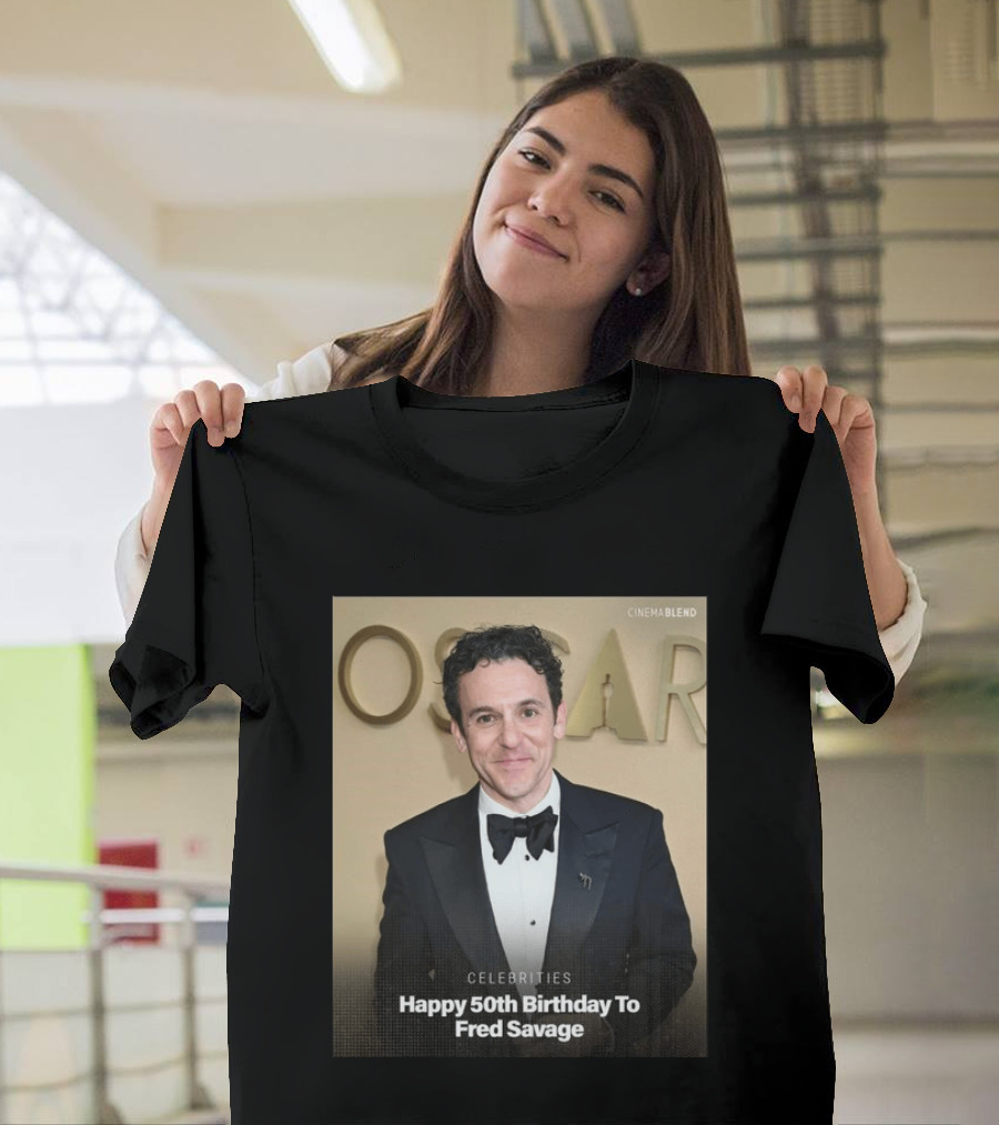 Happy 50th Birthday To Fred Savage CinemaBlend Celebrities T-Shirt