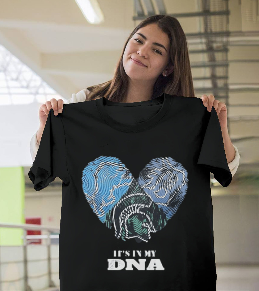 Heart Fingerprint Dog Breed Lover It's In My DNA T-Shirt