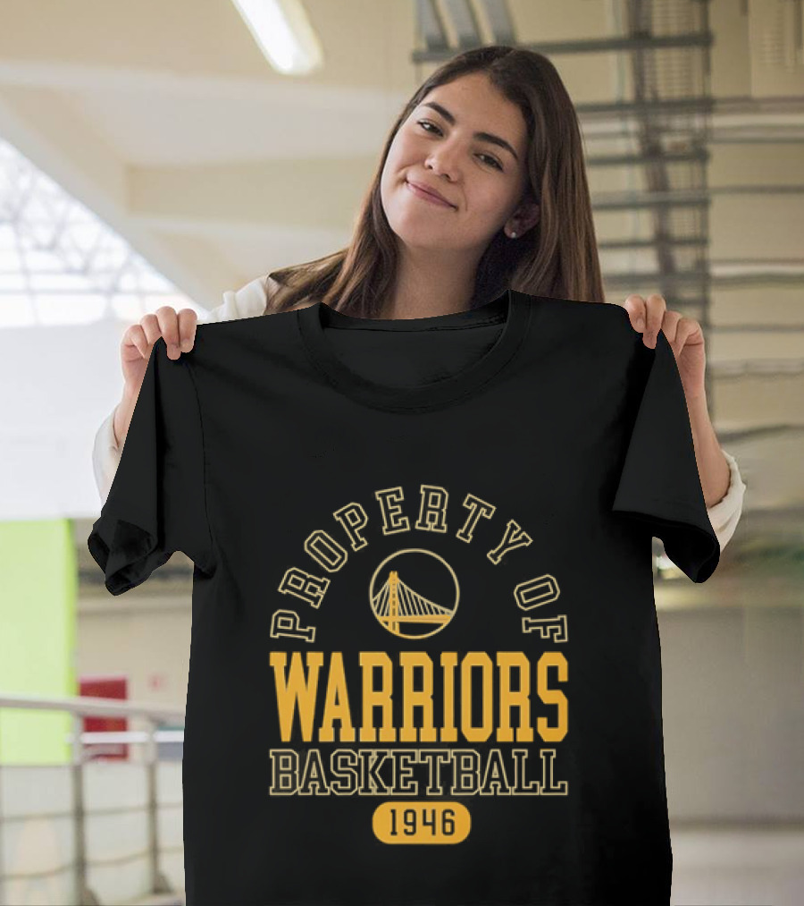 Property Of Warriors Basketball 1946 Golden State Iconic Team Heritage T-Shirt