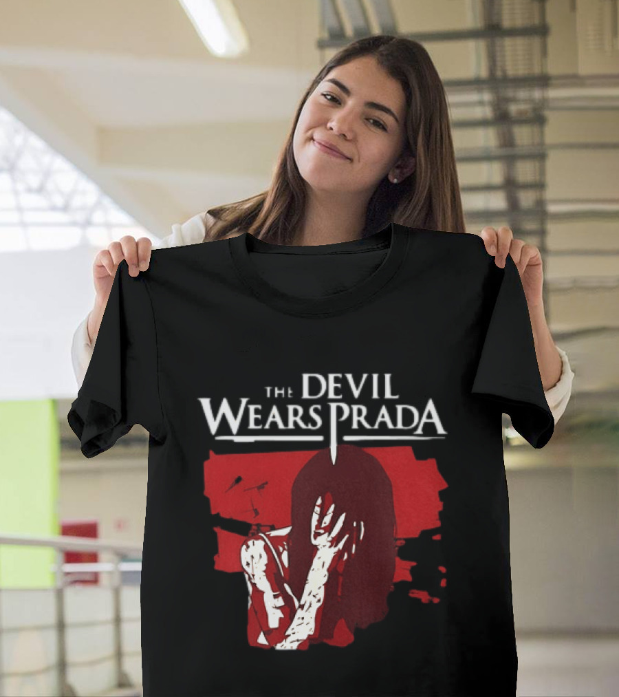The Devil Wears Prada Crying Girl Red T-Shirt