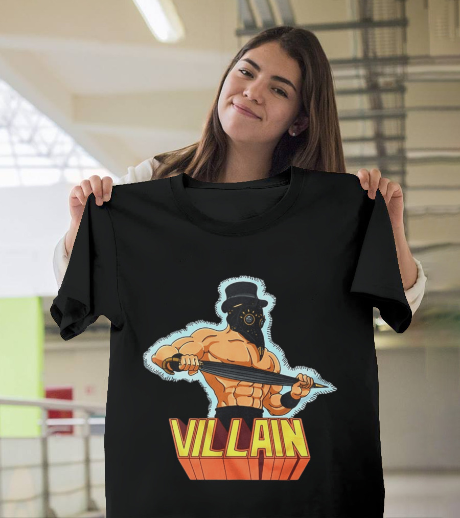Villain Plague Doctor Warrior With Sword T-Shirt