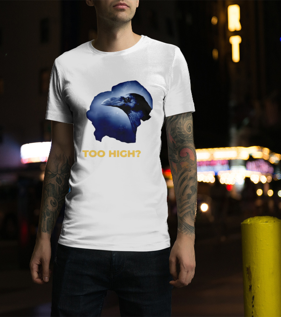 An IQ Too High Raven Sarcasm Meme T-Shirt