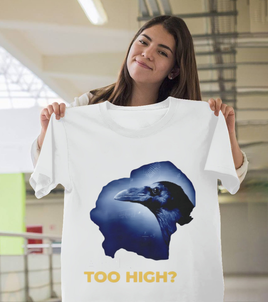 An IQ Too High Raven Sarcasm Meme T-Shirt