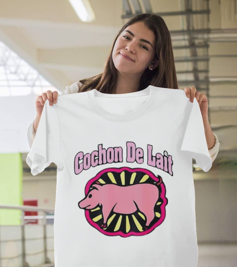 Cochon De Lait Pig Meat Culinary Food Festival Barbecue BBQ T-Shirt