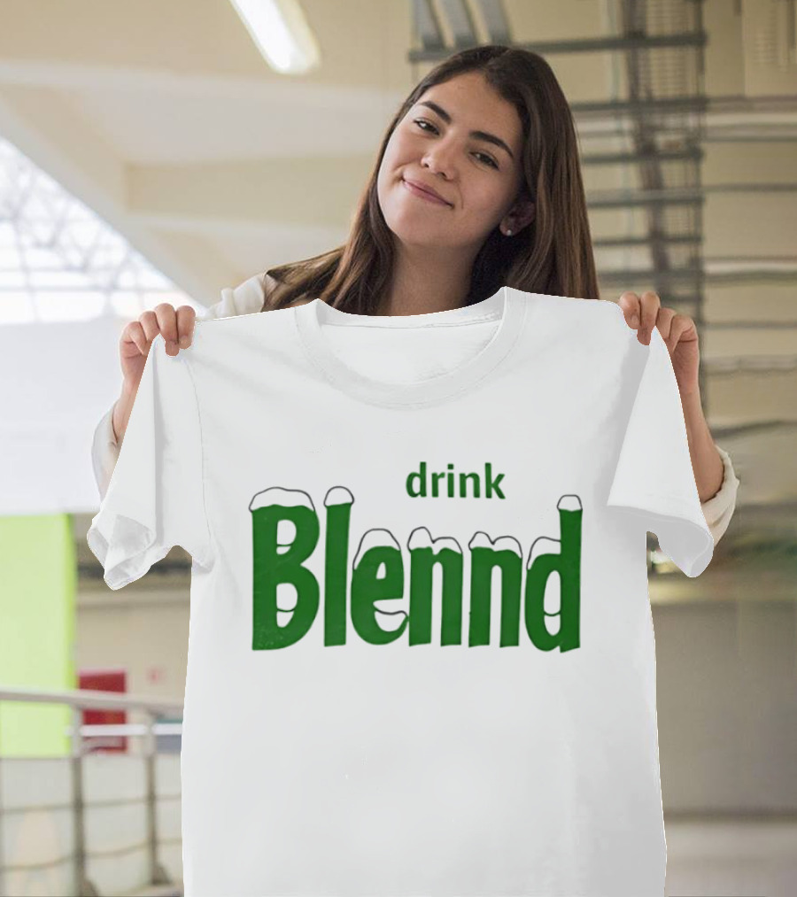 Refresh Your Routine Drink Blennd Green T-Shirt
