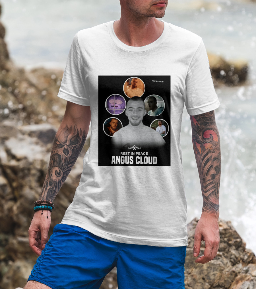 Angus Cloud Memorial Tribute AnimeFeels Rest In Peace T-Shirt